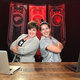Pictured left to right: io9's Beth Elderkin and guest Game of Thrones lover/master of Kinja Ali Philippedes.